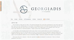 Desktop Screenshot of georgiadisphotography.com